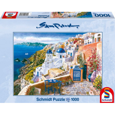 SCHMIDT Puzzle Pohled ze Santorini 1000 dílků