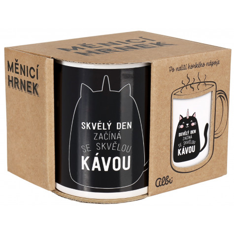 Albi Měnící hrnek - Skvělý den kočka ~ 3