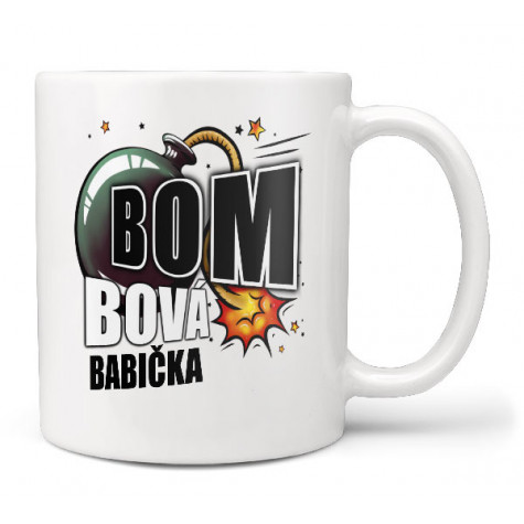 Hrnek 330 ml - Bombová babička ~ 1