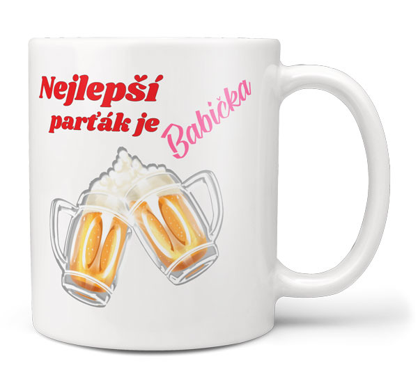 Impar Hrnek 330 ml - Nejlepší parťák je babička