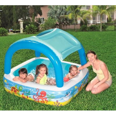 Bestway 52192 Dětský bazén se stříškou 147x147x122 cm