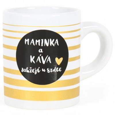 Albi Espresso hrnek - Maminka a káva, zahřejí u srdce