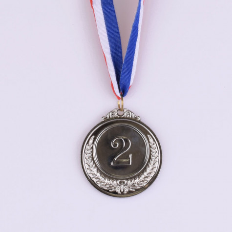 Medaile kovová 2.místo 6,5 cm
