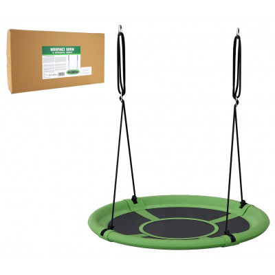 Teddies Houpací kruh zelený 100 cm látková výplň