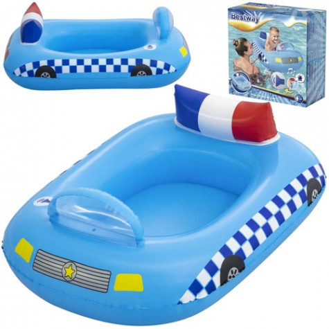 Bestway 34153 Nafukovací dětský člun Policie se zvukem 97x74cm ~ 2