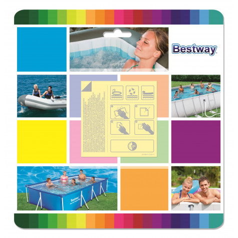 Bestway 62091 Sada na opravu voděodolná 10ks ~ 1
