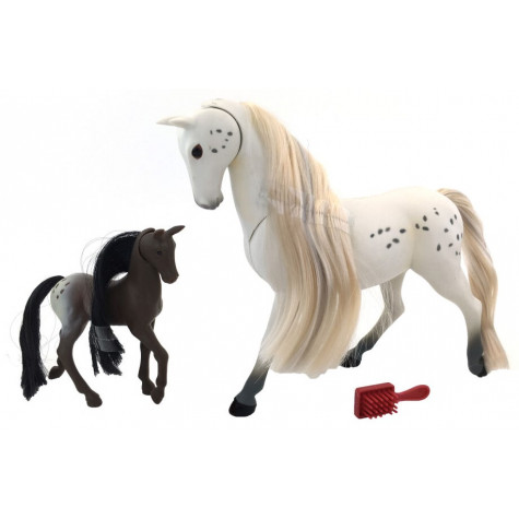 Royal Breeds - Kůň 20 cm s hříbátkem 8 cm ~ 2