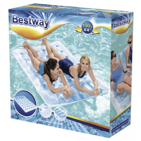Bestway 43055 Nafukovací velké lehátko pro dva Double Beach ~ 6