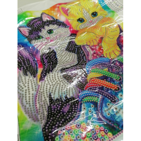 Diamantové malování speciální - koťata ~ 5
