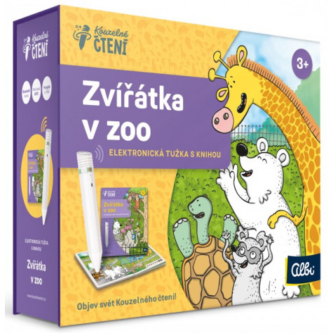 Elektronická Albi tužka 2.0 + Kniha Zvířátka v ZOO ~ 1