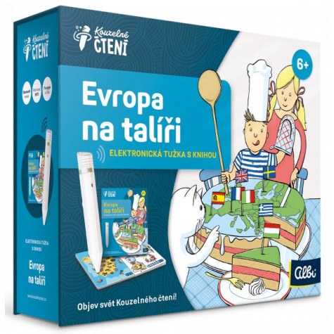 Elektronická Albi tužka 2.0 + Kniha Evropa na talíři ~ 1