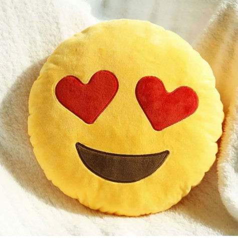 Emoji polštář -  zamilovaný ~ 2