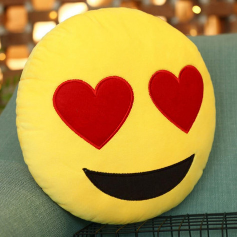 Emoji polštář -  zamilovaný ~ 3