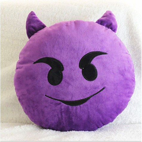 Emoji polštář - ďáblík ~ 1