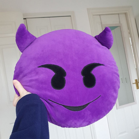 Emoji polštář - ďáblík ~ 2