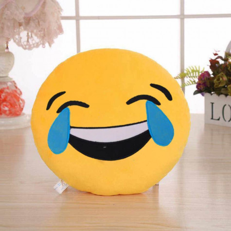 Emoji polštář -  slzy radosti