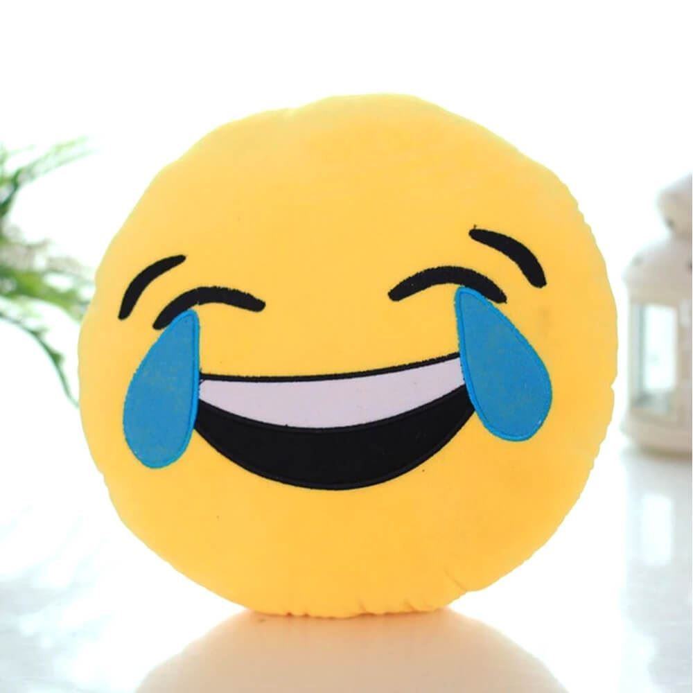 Emoji polštář -  slzy radosti