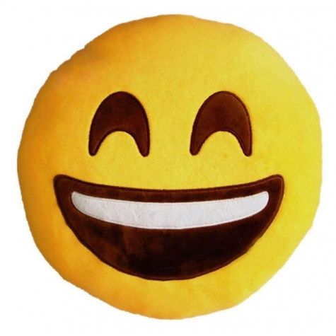 Emoji polštář - veselý