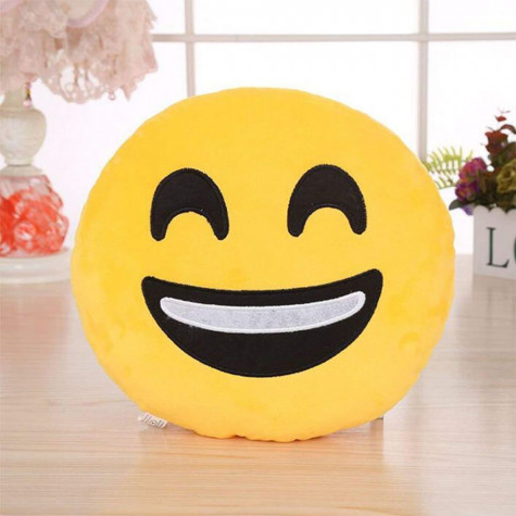 Emoji polštář - veselý ~ 3