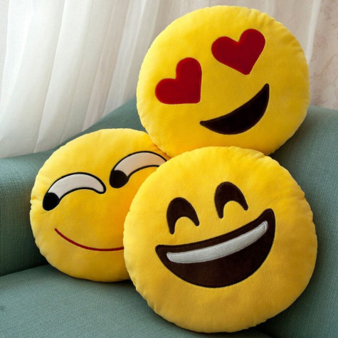 Emoji polštář - veselý ~ 4