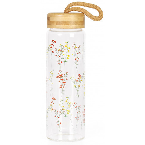 Albi Skleněná láhev 500 ml - Květiny ~ 1