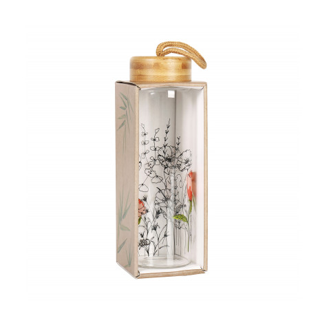 Albi Skleněná láhev 500 ml - Vlčí mák ~ 2