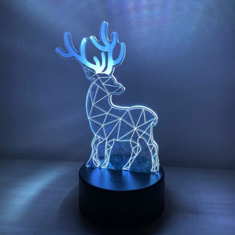 Lampa s 3D iluzí - jelen ~ 1