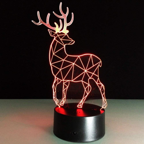 Lampa s 3D iluzí - jelen ~ 2