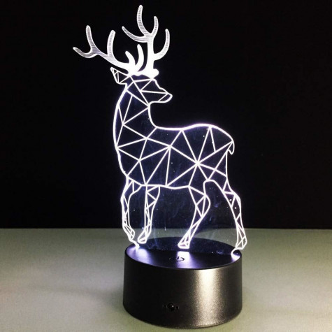 Lampa s 3D iluzí - jelen ~ 4