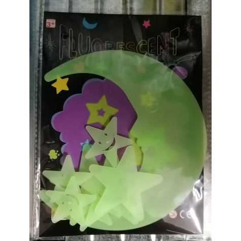 Wiky Nálepky svítící ve tmě mix ~ 3