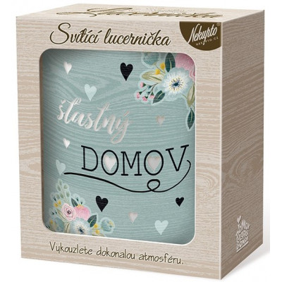 Nekupto Svítící lucerna - Šťastný domov