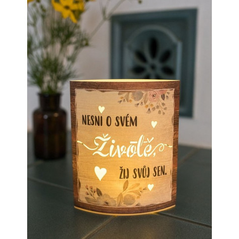 Nekupto Svítící lucerna - Nesni o svém životě ~ 2