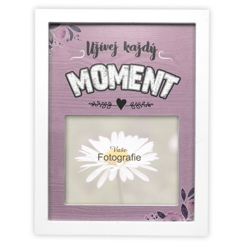 Nekupto Fotorámeček obdelníkový - Užívej každý moment ~ 1