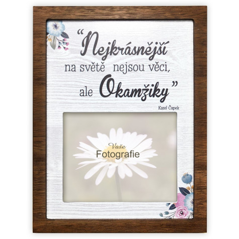 Nekupto Fotorámeček obdelníkový - Nejkrásnější na světě nejsou věci ~ 1