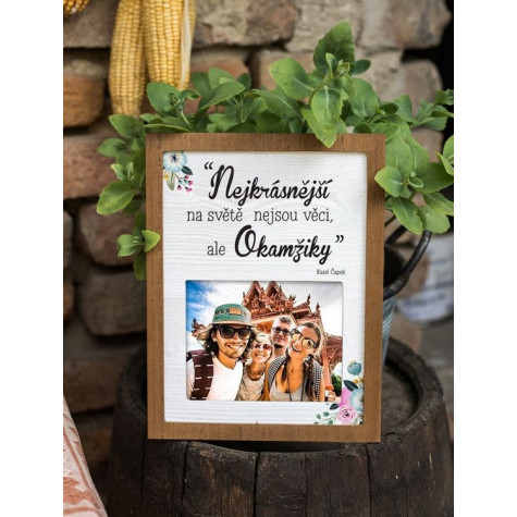 Nekupto Fotorámeček obdelníkový - Nejkrásnější na světě nejsou věci ~ 2