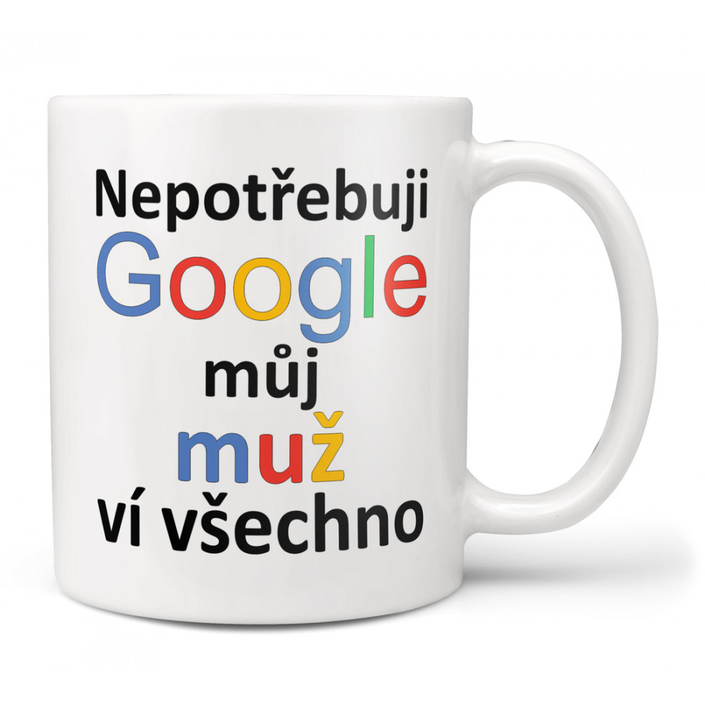 Hrnek 330 ml - Google - Muž