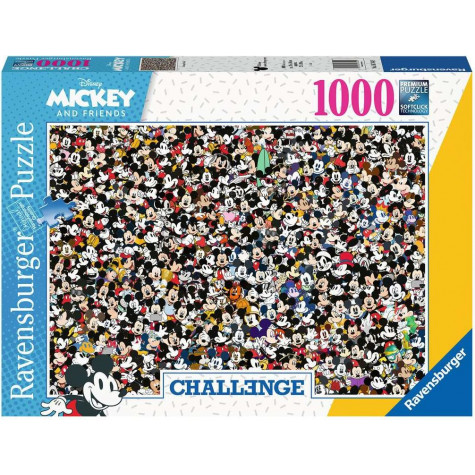 RAVENSBURGER Puzzle Challenge: Mickey Mouse 1000 dílků