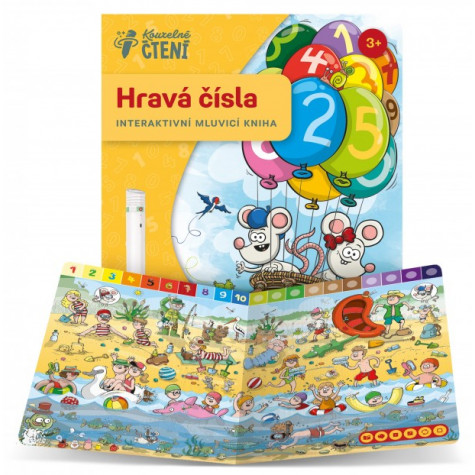 Albi Kouzelné čtení - Kniha Hravá čísla ~ 3