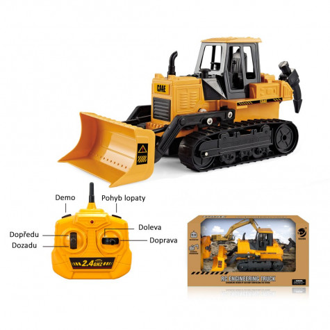 Buldozer RC na dálkové ovládání 33 cm