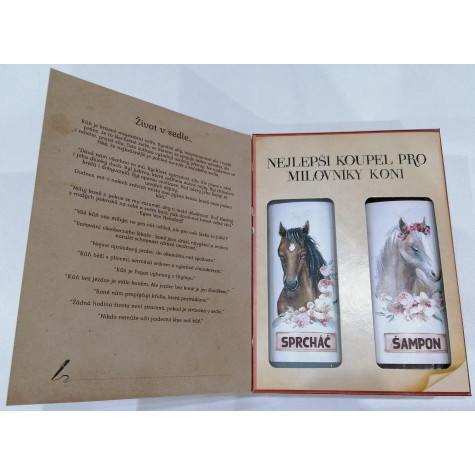 Dárková kosmetika - Kniha O koních a lidech