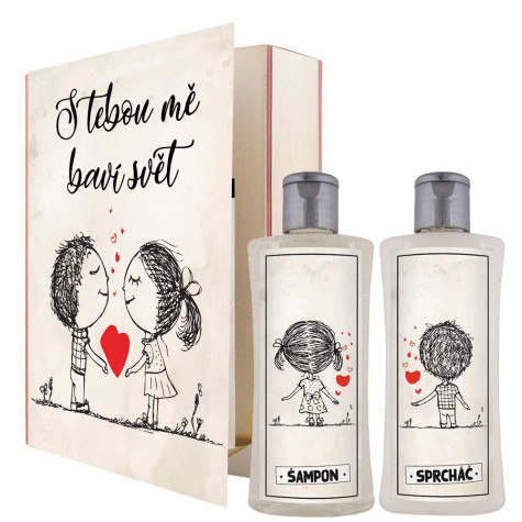 Dárková kosmetika - Kniha S tebou mě baví svět ~ 1