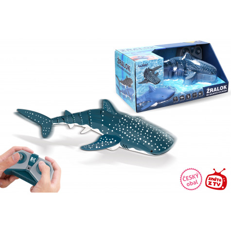 Wiky Žralok RC tečkovaný do vody 35 cm ~ 2