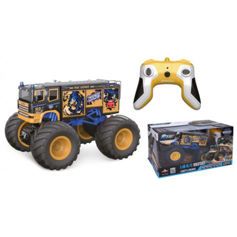 Auto Bigfoot City RC na dálkové ovládání 22 cm modré