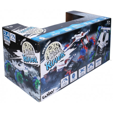 Wiky Auto Moon Rover RC zelený na dálkové ovládání 35 cm ~ 3