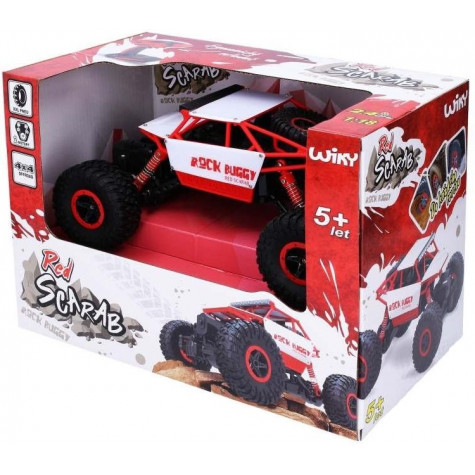 Wiky Auto RC ROCK BUGGY Red Scarab malé 27 cm ~ 4