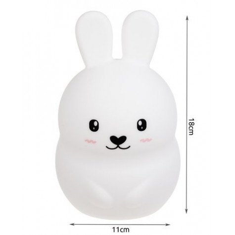 RGB noční lampička na dálkové ovládání - králík ~ 8