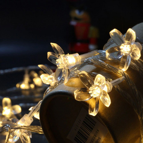 LED světelný řetěz - třešňový květ ~ 7