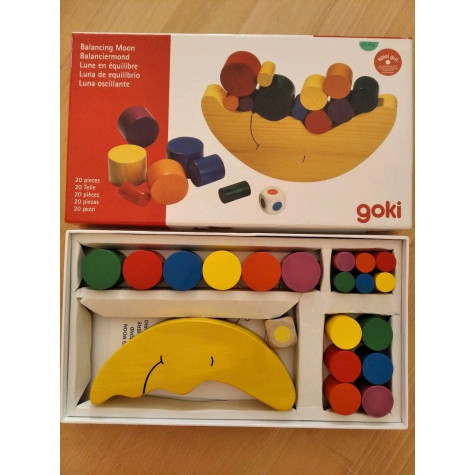 GOKI Balanční dřevěná hra Měsíc ~ 3