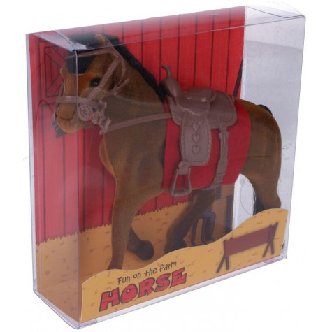 Kůň se sedlem 16 cm ~ 4