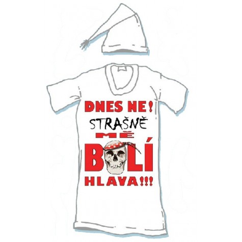 Noční košile - Dnes ne, strašně mě bolí hlava